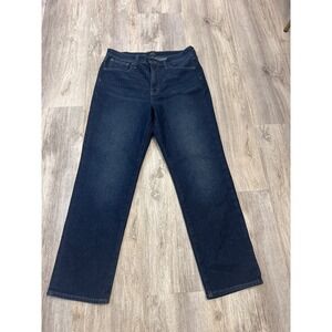 J.Crew Essential Straight Jeans Womens 29 Dark Wash Stretch Denim High Rise